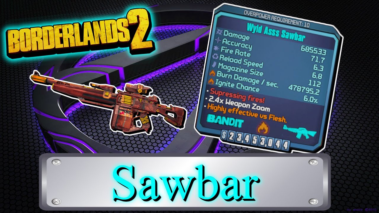 Pearlescent Item Guide | Sawbar | [Borderlands 2]