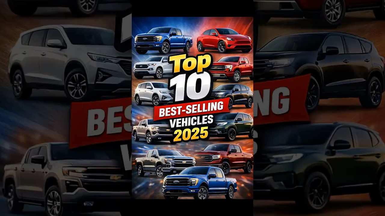 Top 10 Best-Selling Vehicles of 2025 (U.S. Sales)