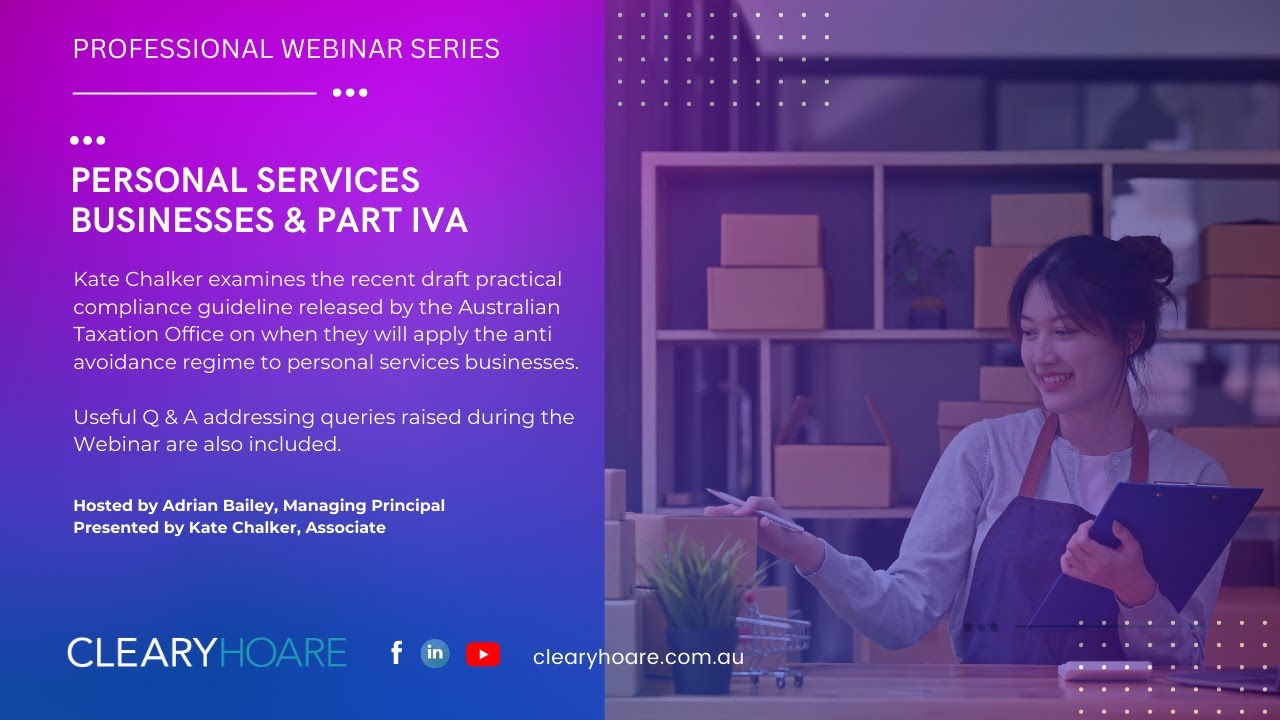 Personal Services Businesses and Part IVA