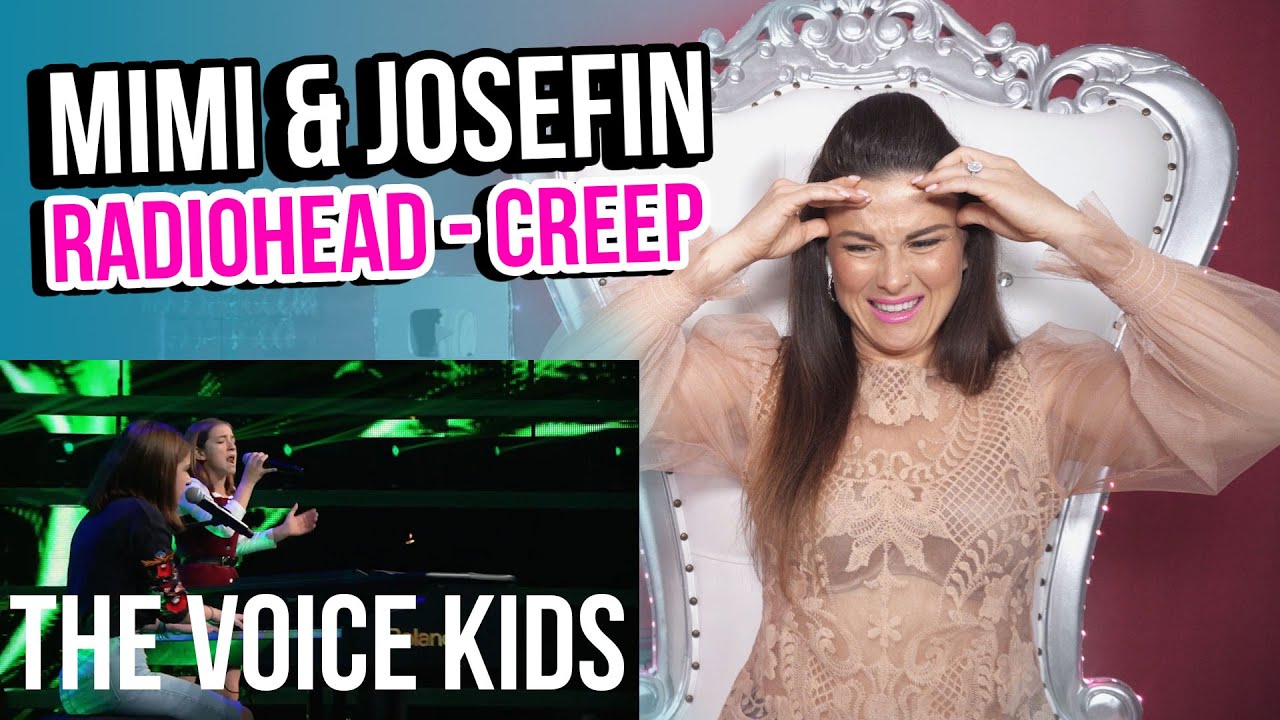 Реакция преподавателя вокала на Мими и Жозефин — Creep — The Voice Kids 2019