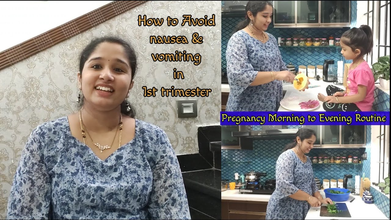 My 4th month Pregnancy Morning to Evening Routine🤰||How to avoid nausea & vomiting in 1st trimester