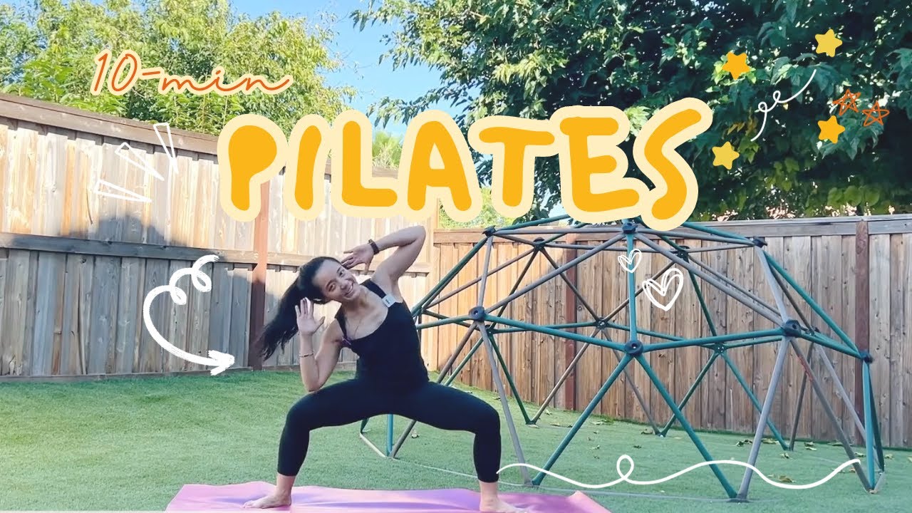 10-min Standing Pilates HIIT for a Midweek Refresh ⚡😌 #legday