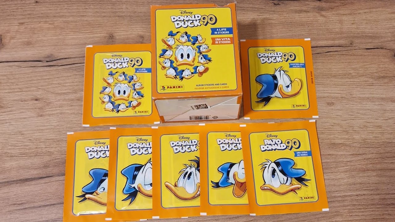Panini Disney Donald Duck 90 Years Sticker 😱🔥 Display Unboxing (36 Tüten)