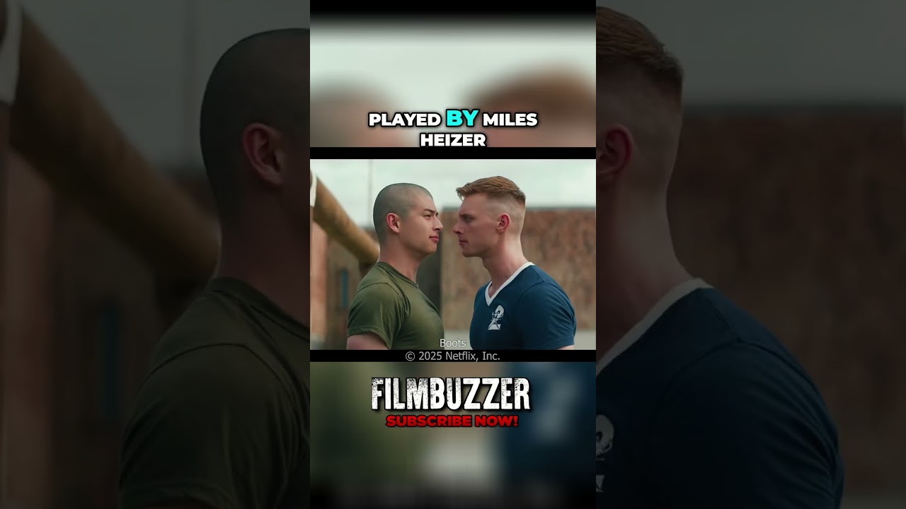 Boots on Netflix: Miles Heizer's Touching Marine Story #shorts
