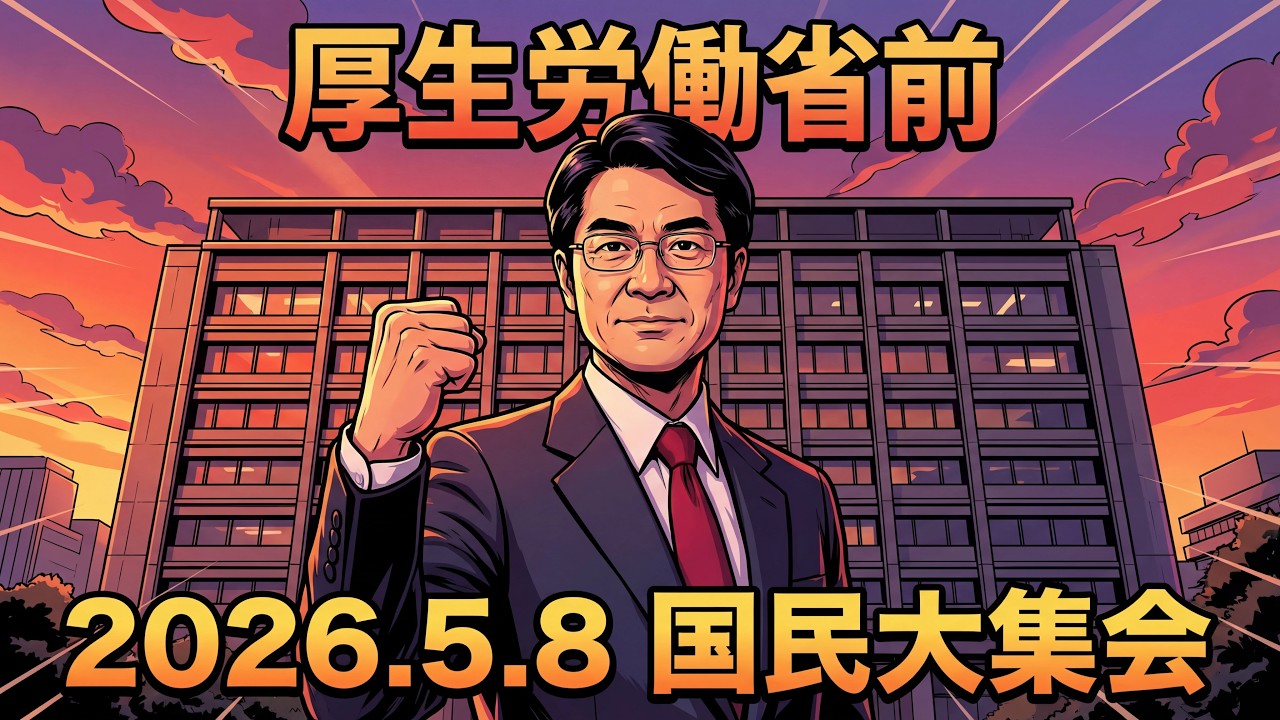 今こそ日本人が立ち上がる時！5/8国民大集会を全力応援！