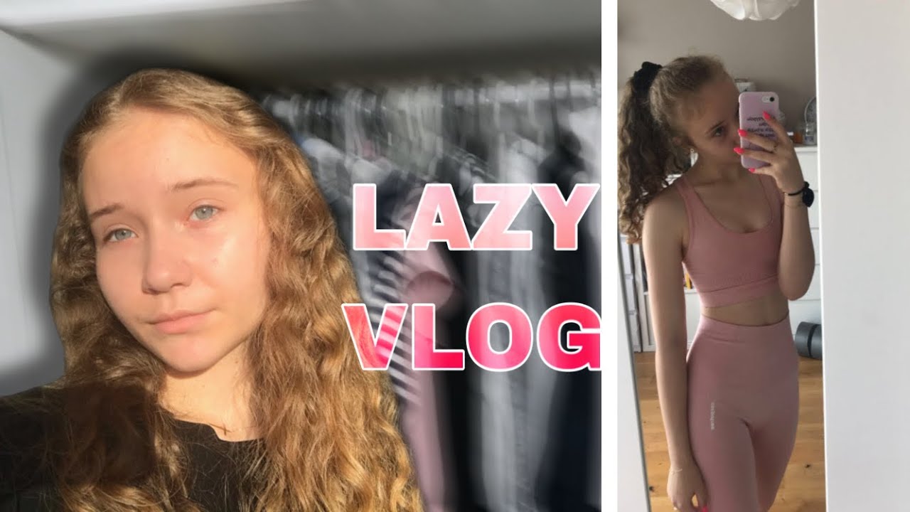 LAZY VLOG//ćwiczenia, sprzątanie szafy i plany na przyszłość