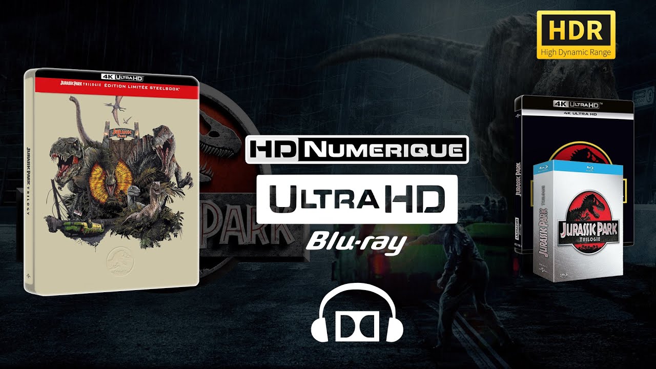 [HDR Required] Jurassic Park (1993) : 4K UHD (2025) vs 4K UHD (2018) vs Blu-ray [ATMOS Preview 🎧]