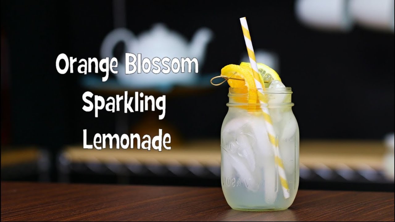 How to Make Orange Blossom Sparkling Lemonade | Flavored Lemonade Recipe
