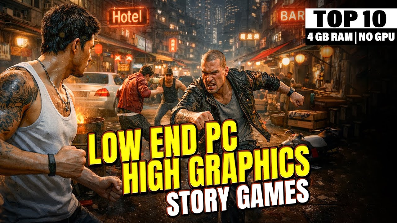 Top 10 Low End PC Games With High Graphics & Mind-Blowing Story