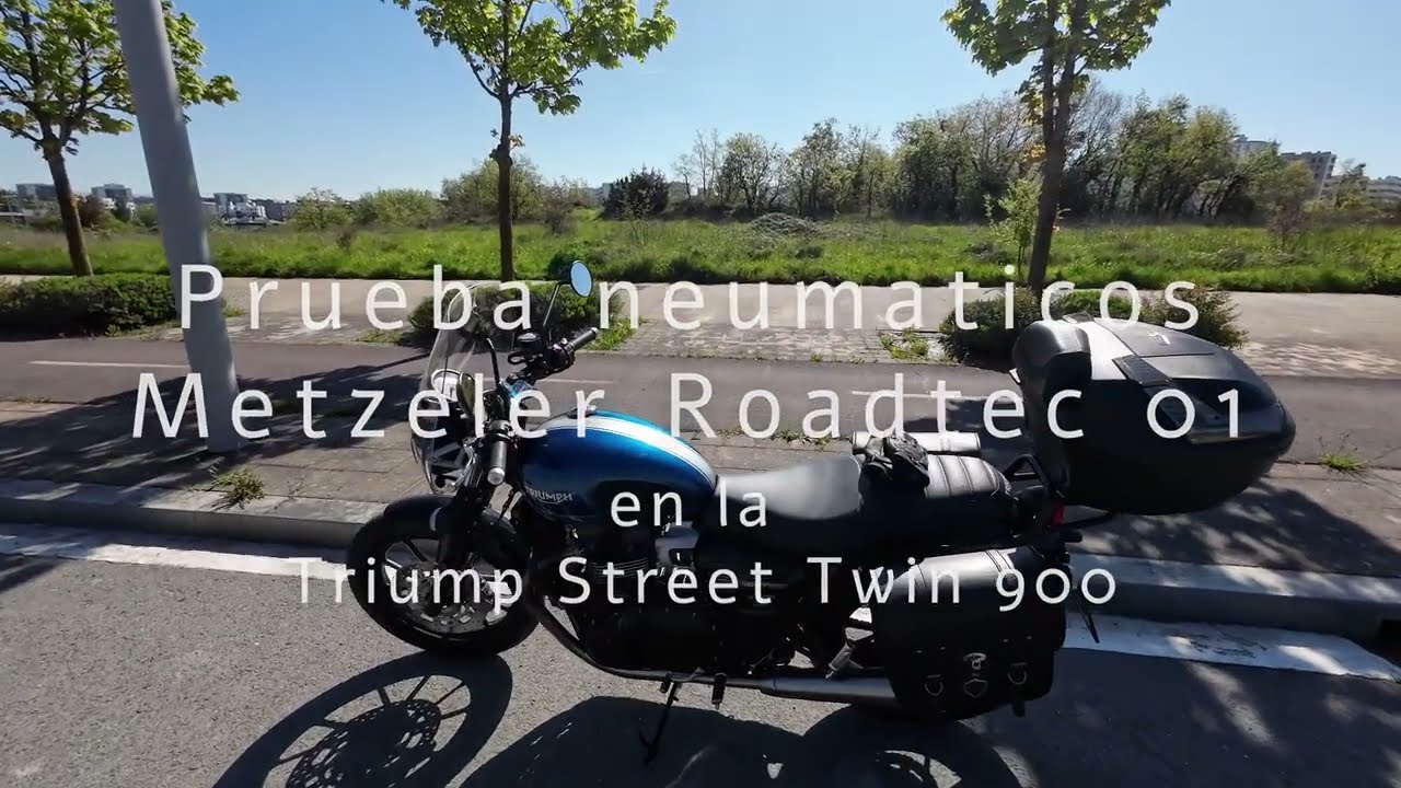 Prueba neumaticos Metzeler Roadtec 01 en Triumph Street Twin 900