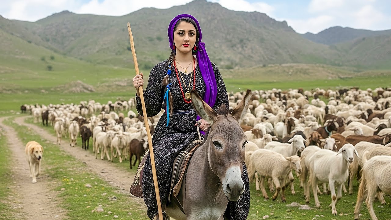 Nomadic Mountain Daily Life in Iran | Village Traditions Lost in Time