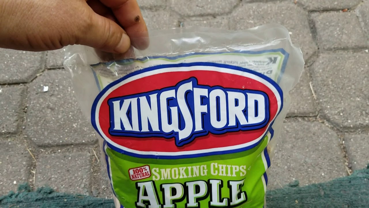 Kingsford Apple wood smoking chips for the BBQ