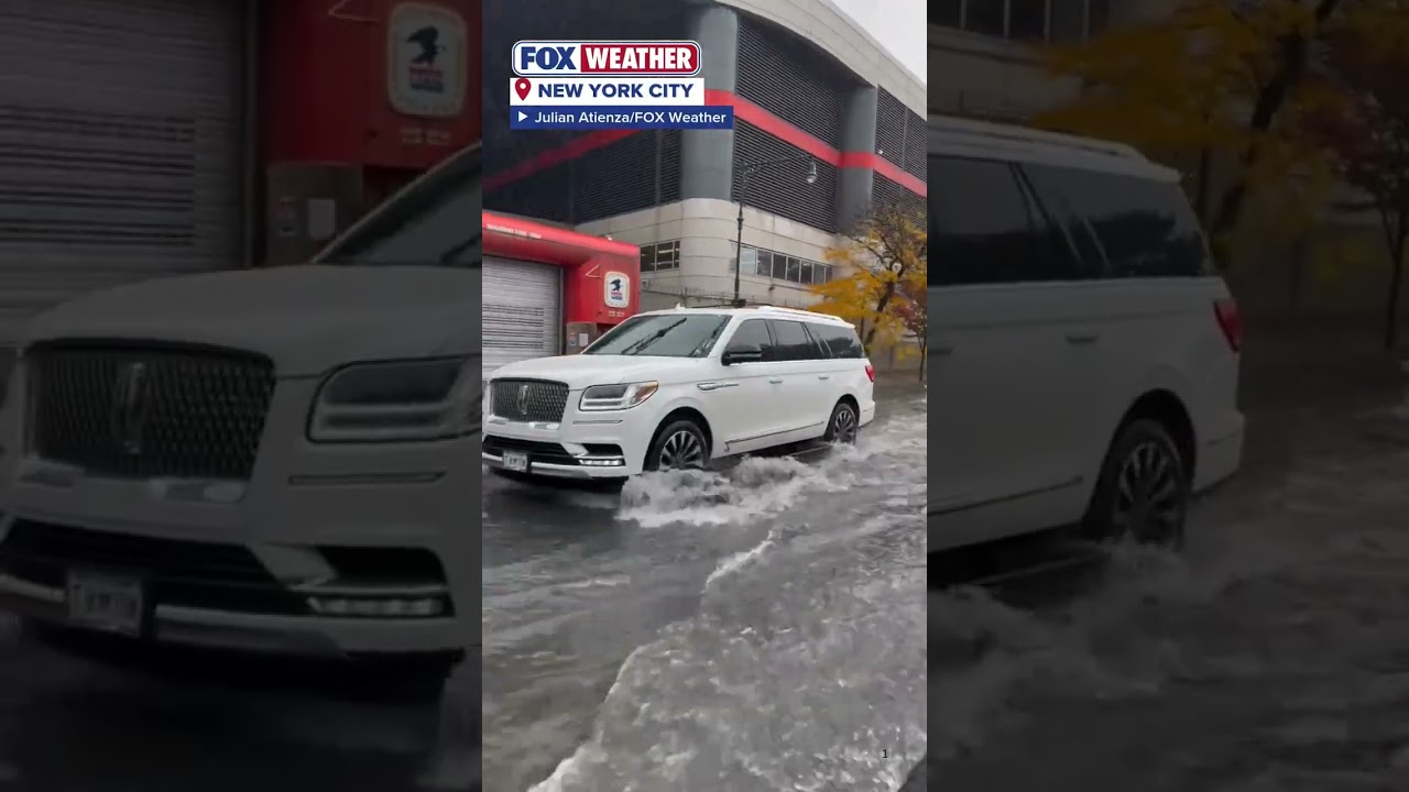 New York City sees flooding