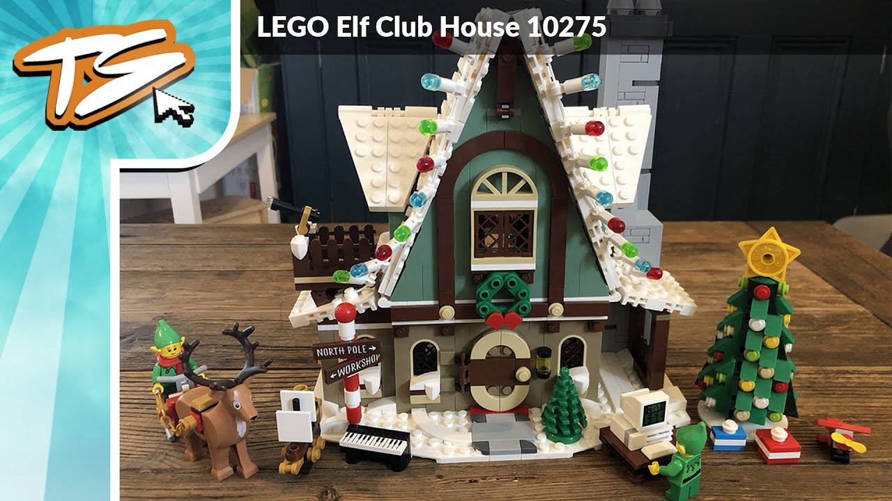 LEGO Elf Club House 10275 Complete Build - 1197 Brick Speed Build - LEGO Winter Village