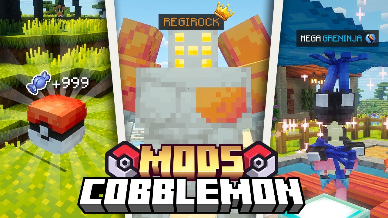 MODS para MINECRAFT COBBLEMON que tienes que probar!