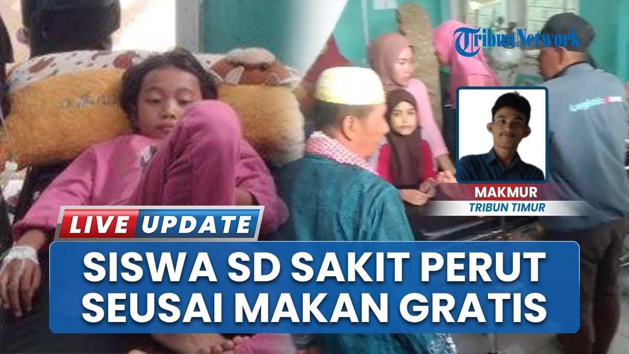 Pasca Konsumsi Makan Bergizi Gratis, Belasan Siswa SD Takalar Dilarikan ke Puskesmas Manggarabombang