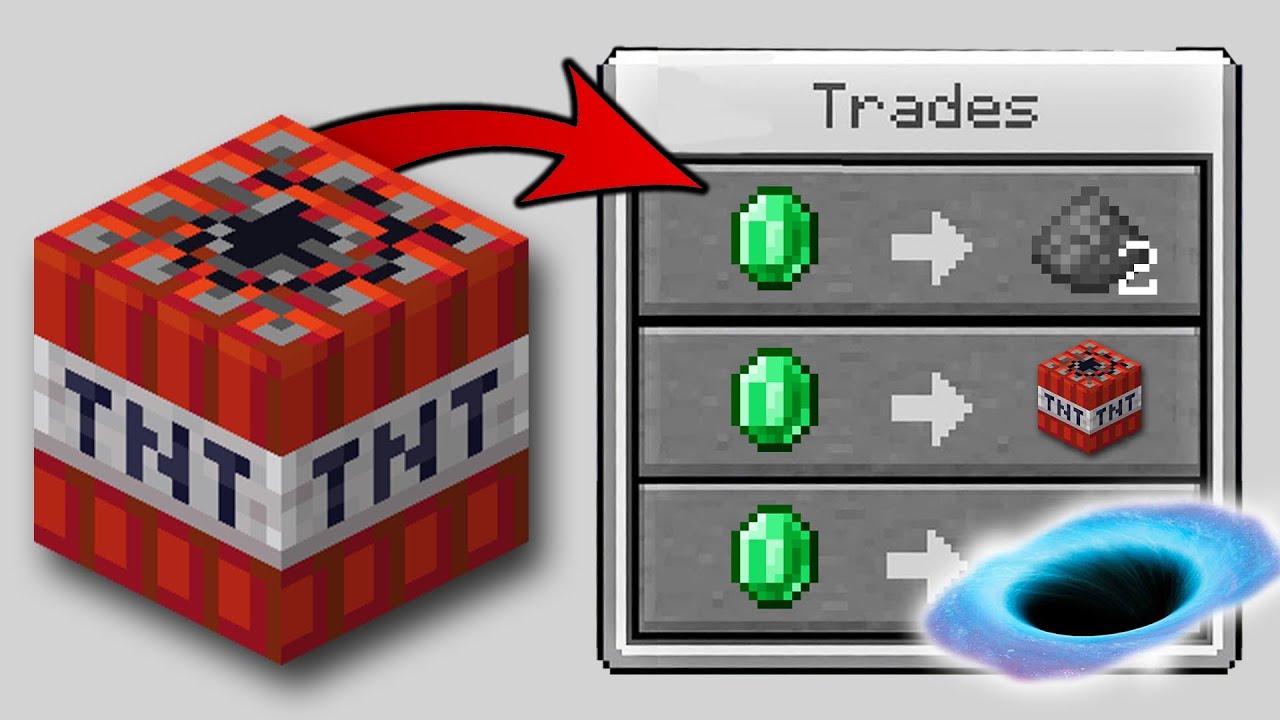 ماینکرافت اما میتونم با بلاک ها ترید کنم - Minecraft