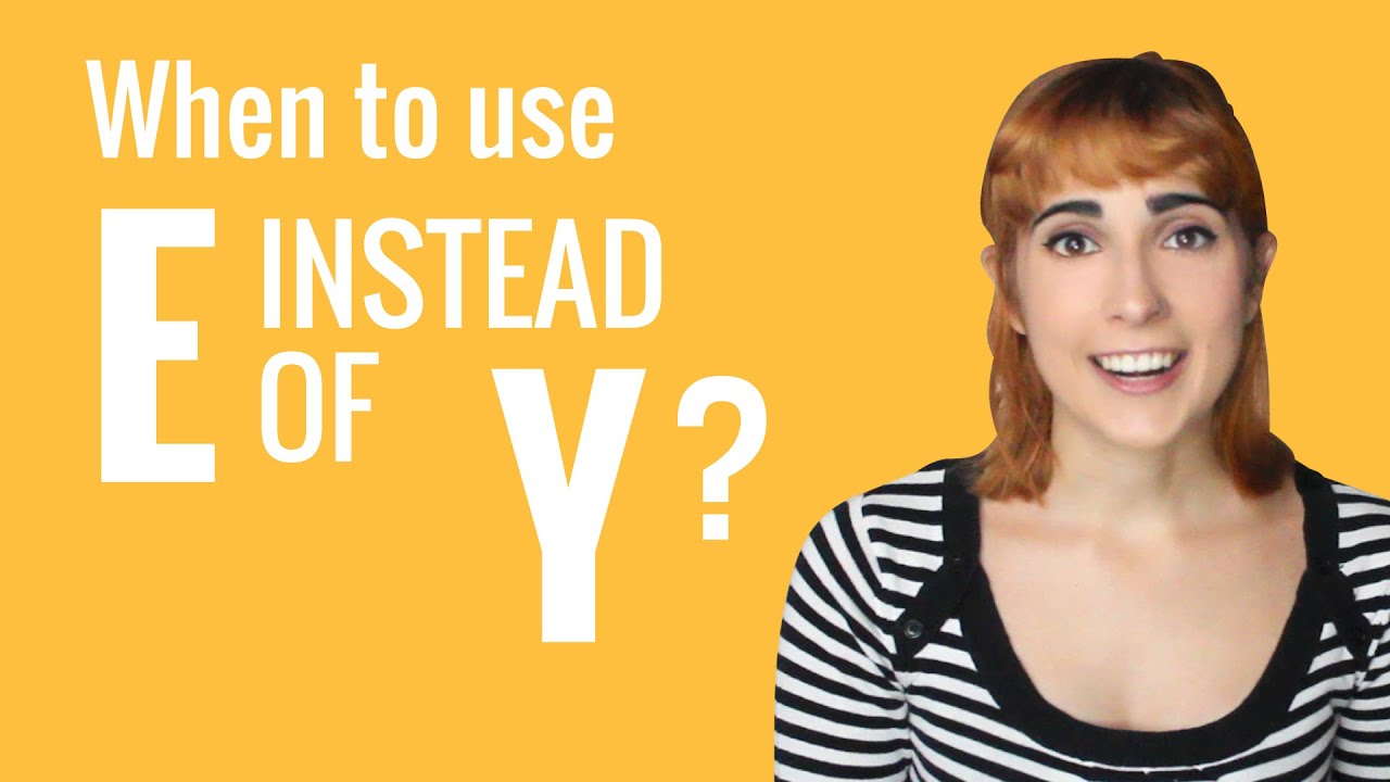 Spanish Ask a Teacher with Rosa - When to use E instead of Y?