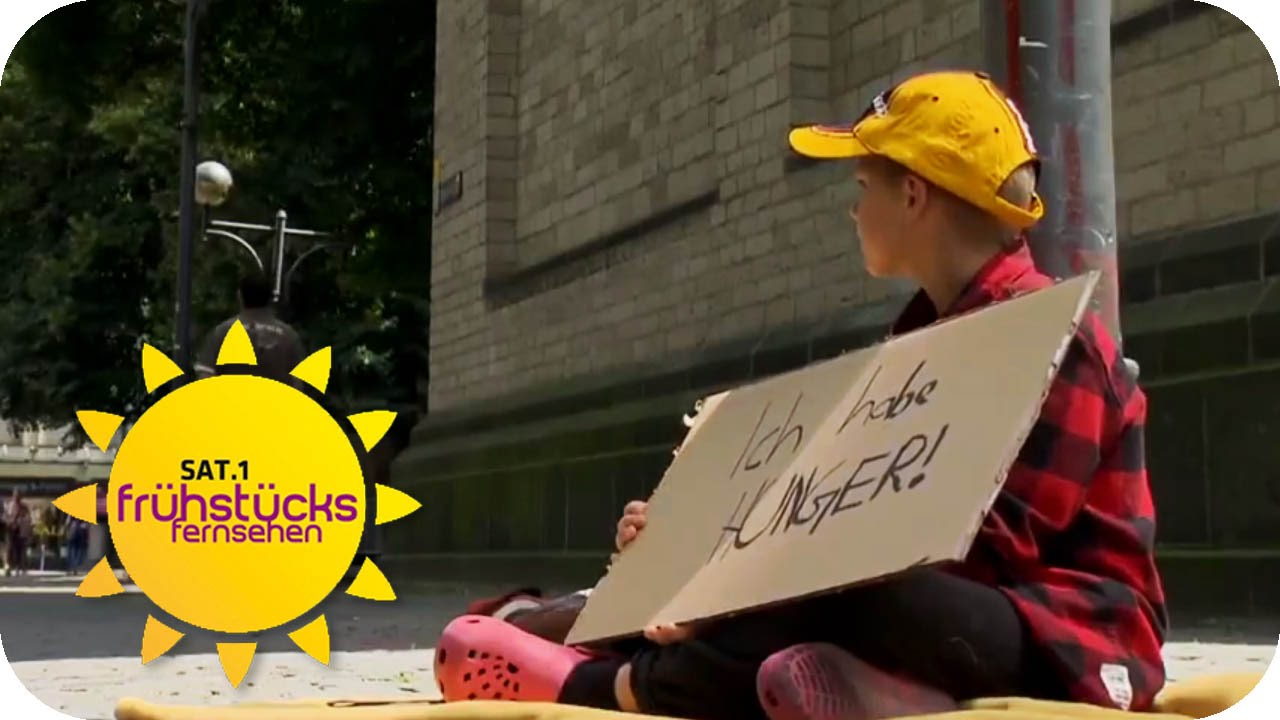 OBDACHLOSES Kind - Soziales Experiment | SAT.1 Fr&uuml;hst&uuml;cksfernsehen