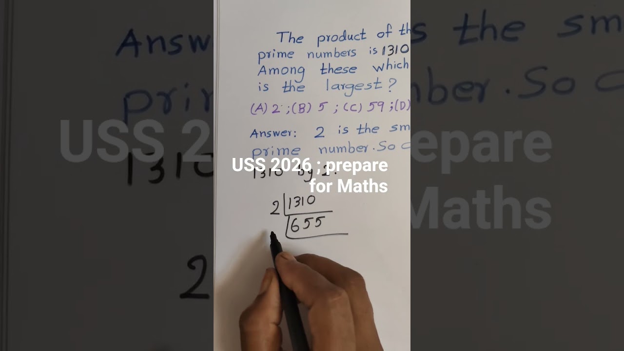 USS Preparation Maths
