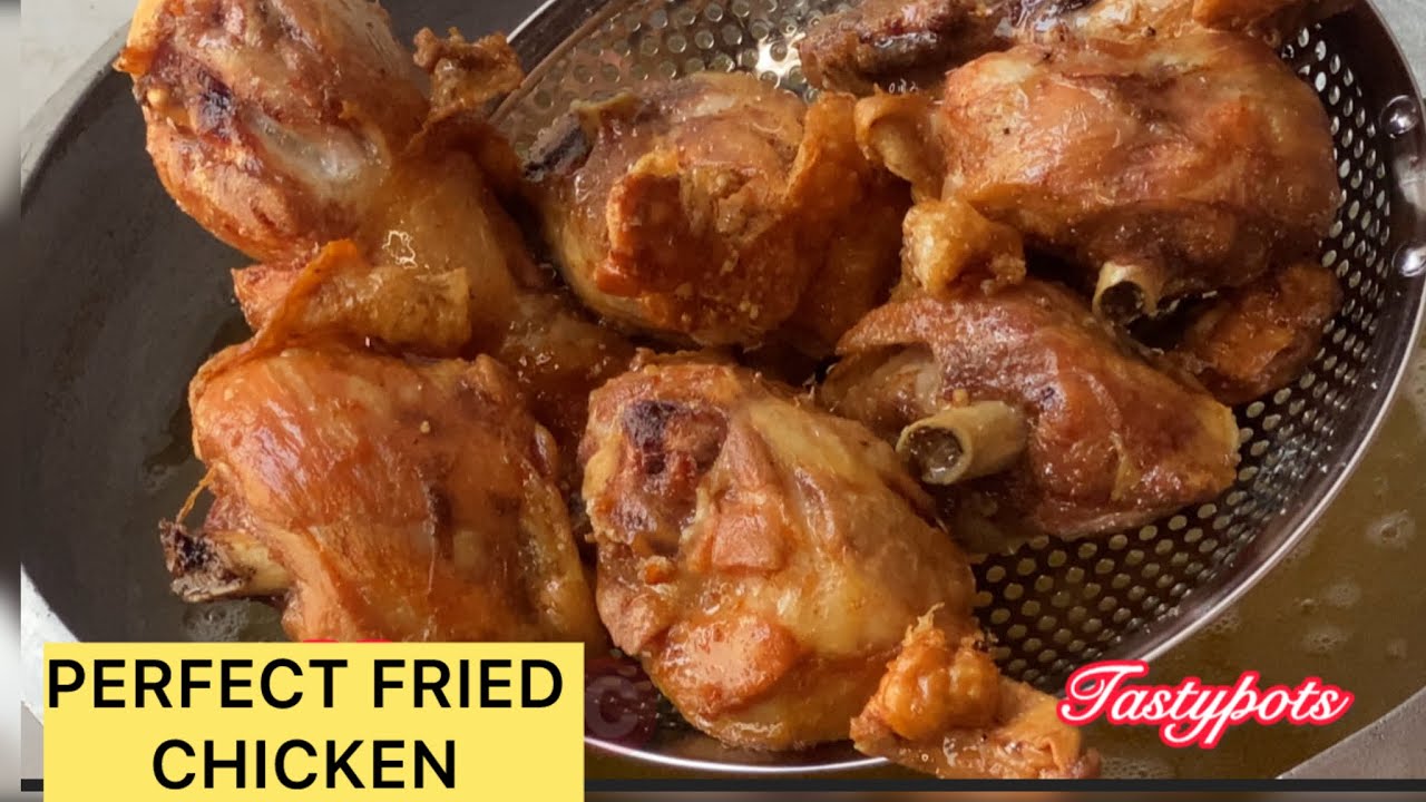 HOW TO MAKE & FRY CHICKEN/ PERFECT WAY TO SEASON AND FRY CHICKEN/ GHANA PARTY STYLE FRY CHICKEN 