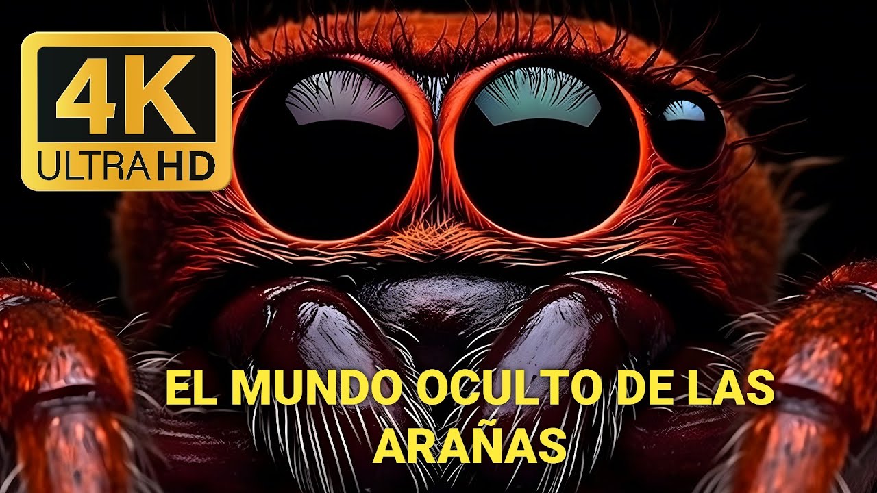 EL MUNDO OCULTO DE LAS ARA&Ntilde;AS Documental Incre&iacute;ble en 4K ULTRA HD