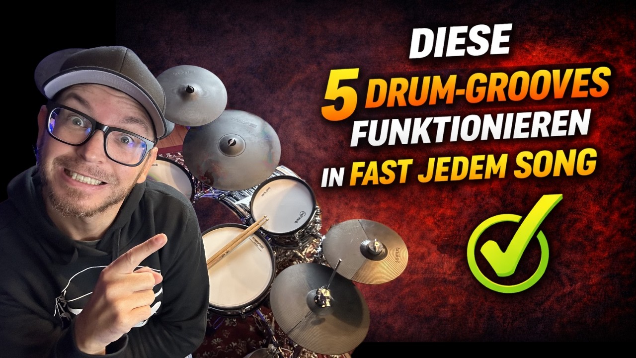 Diese 5 Drum-Grooves funktionieren in fast jedem Song!