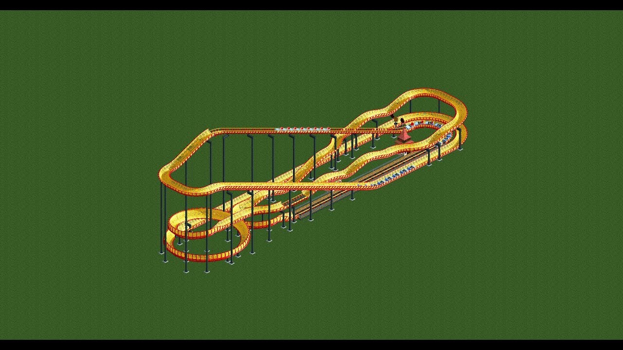 RCT2 - Ride overview - Bobsleigh coaster