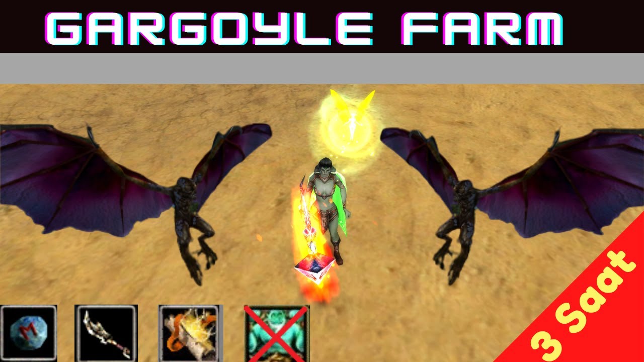 Knight Online | 3 Saat Gargoyle Farm | BP Farm