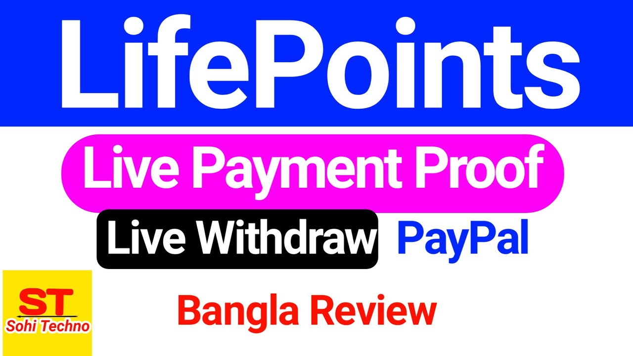 Lifepoints Surveys Live Withdrawal - Lifepoints Review - Life Points Live Payment Proof Bangla 2021