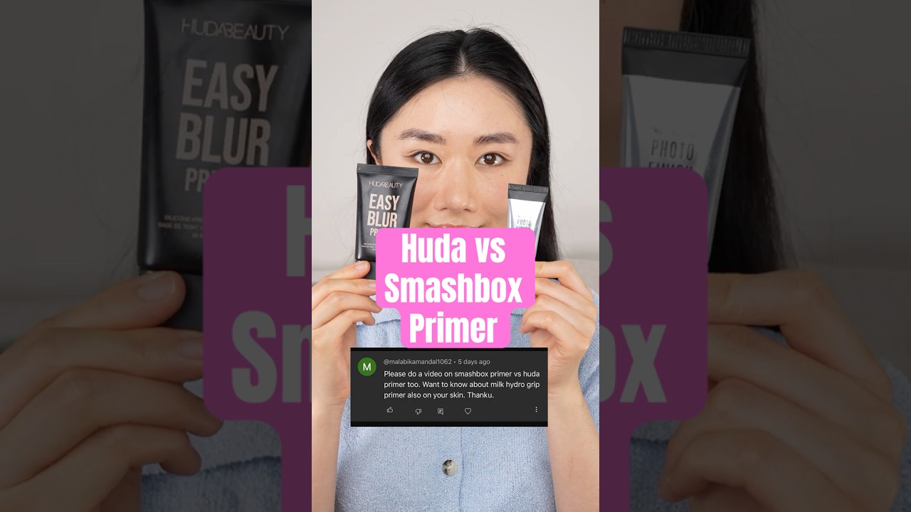 Huda Easy Blur Primer против Smashbox Photo Finish Primer на больших порах