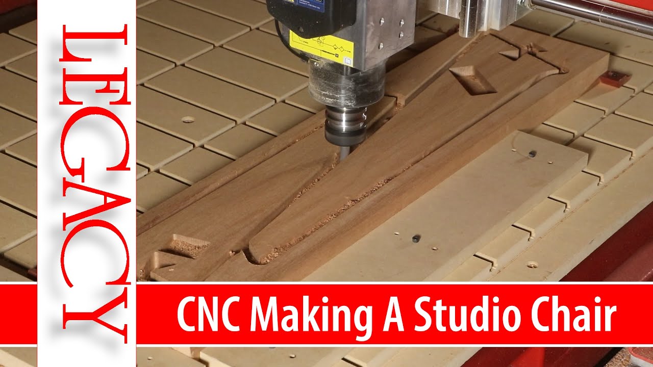 Изготовление стула для студии с помощью ЧПУ — Legacy Woodworking Machinery