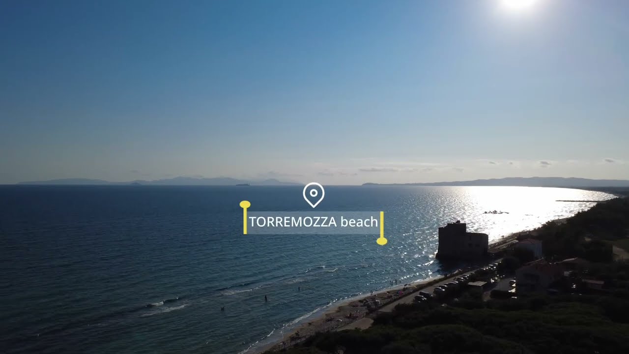 DJI mini 4k Torre Mozza, Mortelliccio beach, Maremma, Tuscany