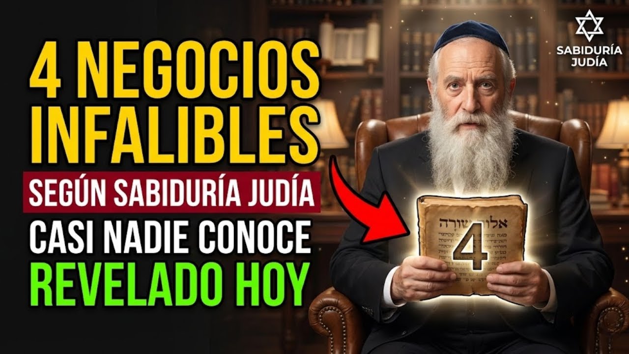 Rabino Millonario: 4 NEGOCIOS INFALIBLES según la Sabiduría Judía que CASI NADIE CONOCE ✅