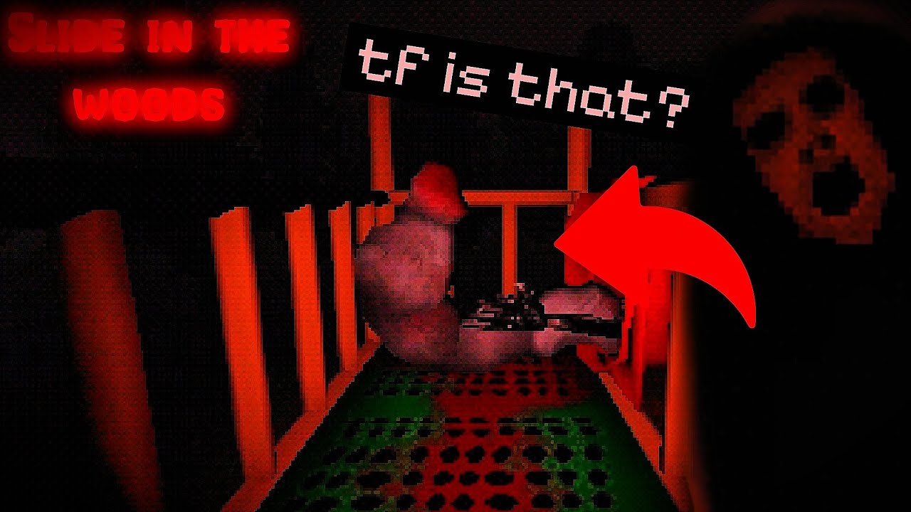 What does that look to you? | Slide in the woods