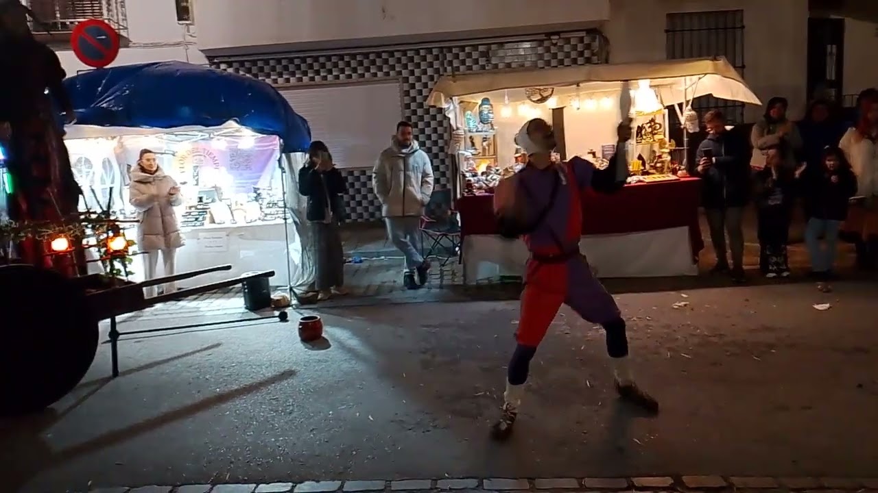 Pasacalles de Estreyarte (3). Mercado medieval de Dílar 2025