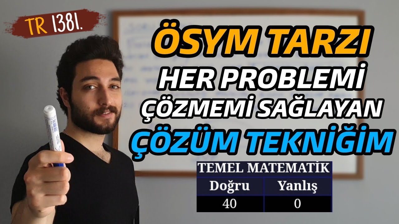 Derece Öğrencisi Problemleri NASIL ÇÖZDÜ ? | Öğrenci kafası pratik taktikler | #yks2022