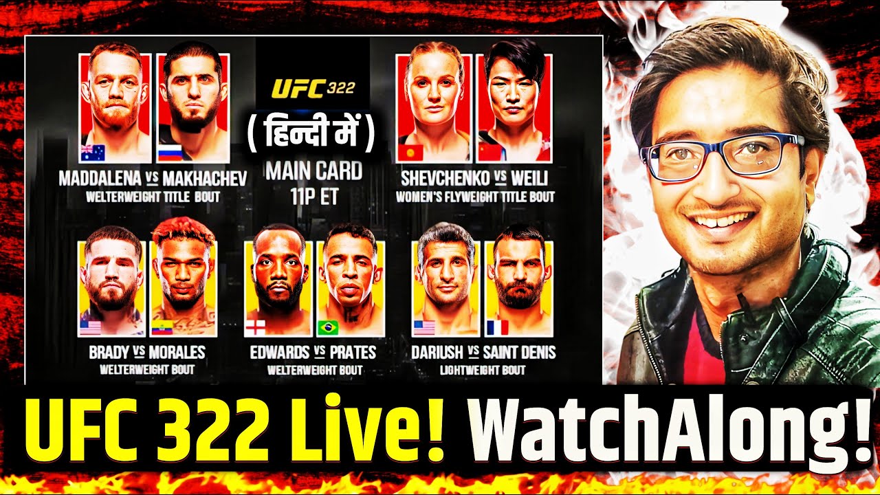 🚨 UFC 322 LIVE WATCHALONG: ISLAM MAKHACHEV vs. JACK DELLA MADDALENA (Double-Champ Bid!)