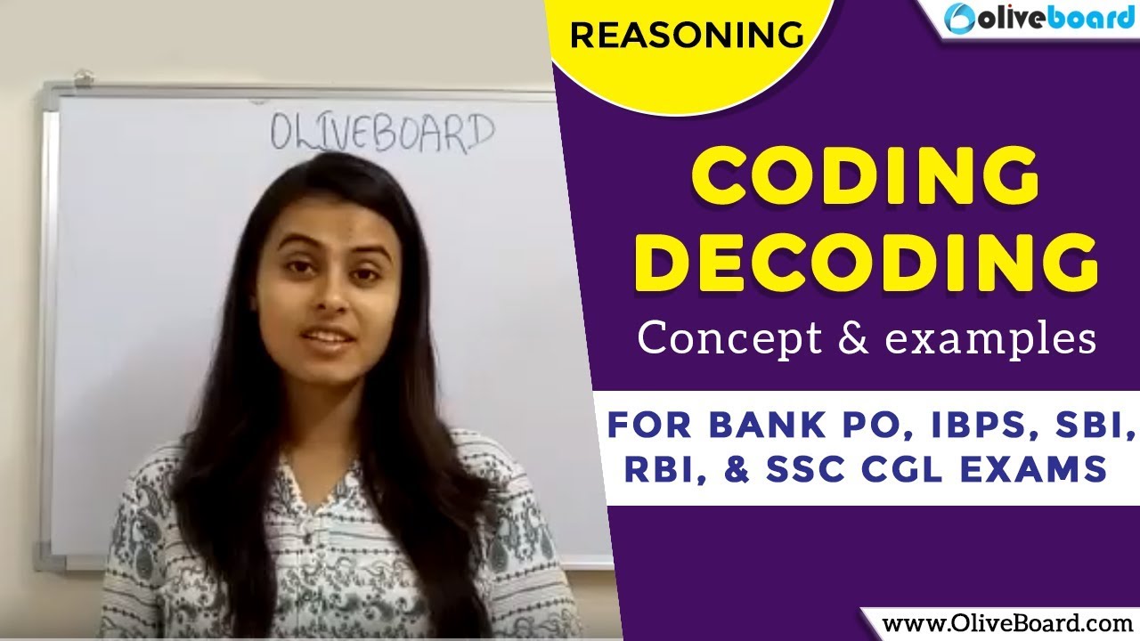 Coding decoding Concept & Examples | Reasoning | for Bank PO, IBPS, SBI, RBI, SSC CGL Exams