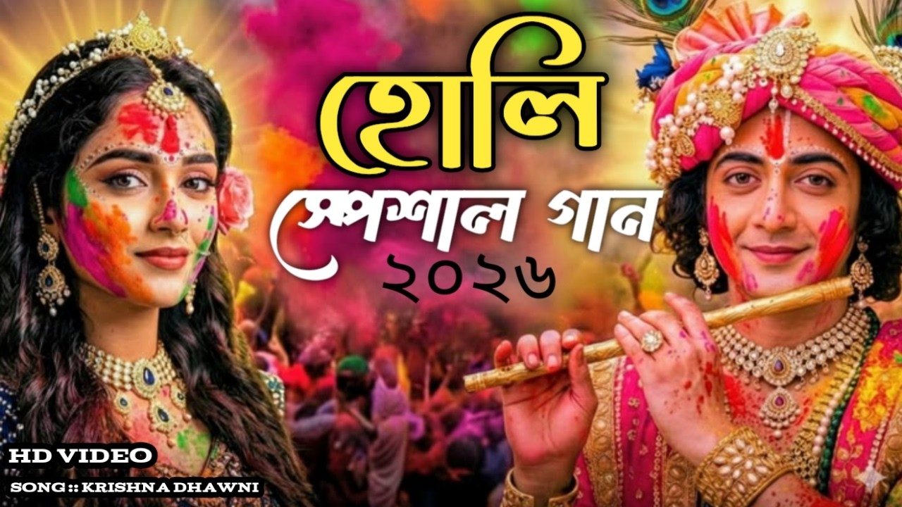 হোলি স্পেশাল রাধা কৃষ্ণ ভজন ২০২৬ | Holi Special Bengali Bhajan 2026 | New Radha Krishna Holi Song