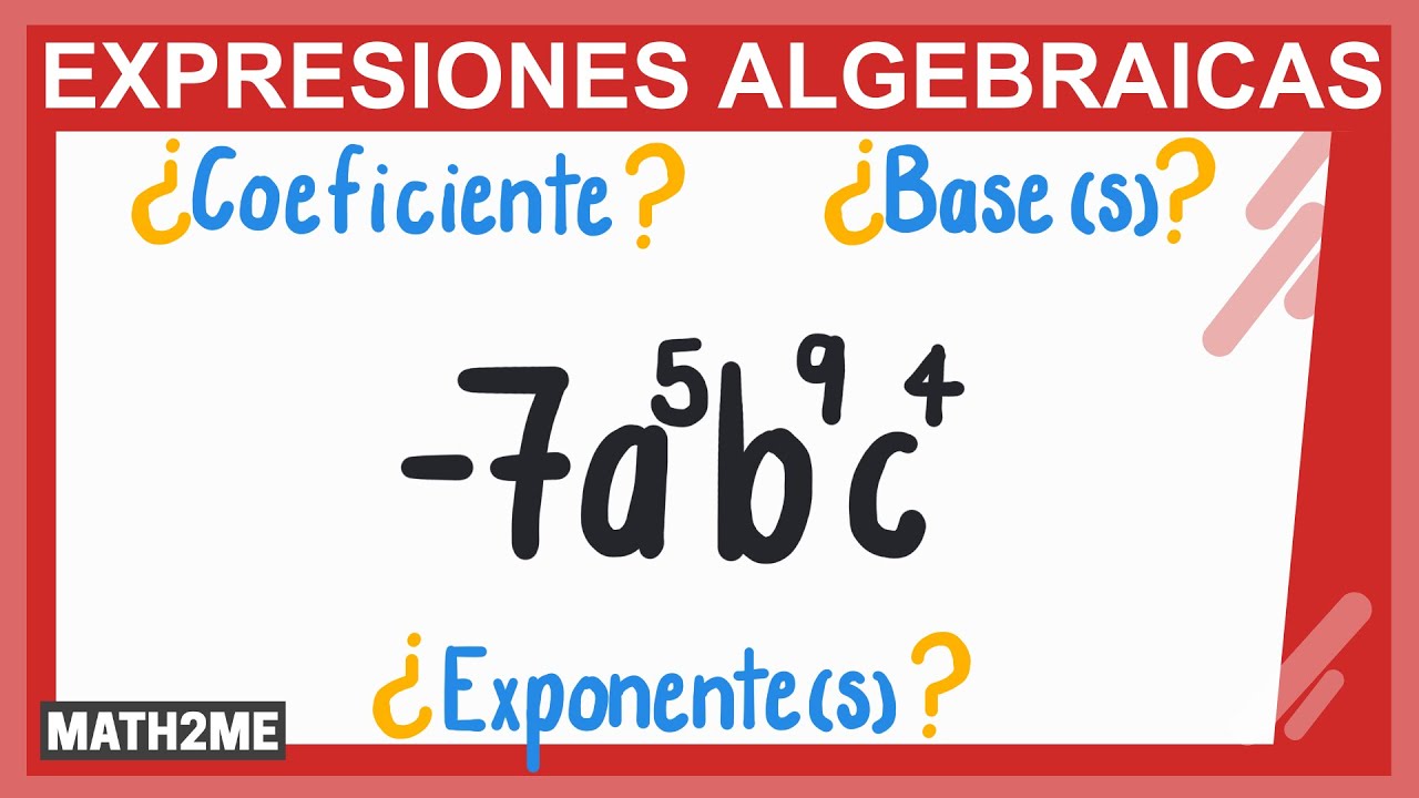 Término algebraico | Concepto y ejercicios