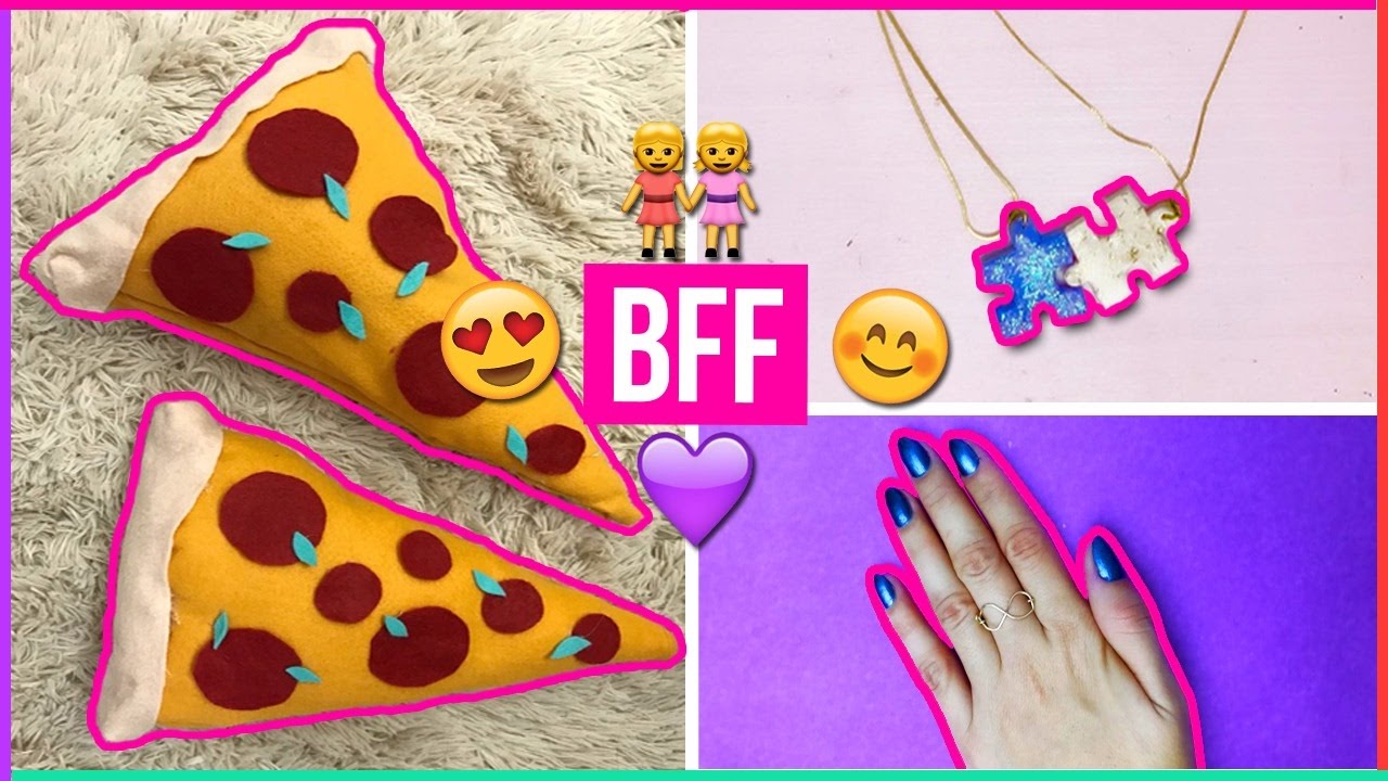 DIY IDEIAS PARA MELHORES AMIGAS | COLAR, ANEL, ALMOFADA...