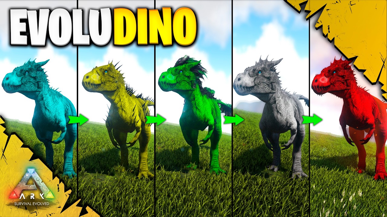 A EVOLUÇÃO DO NYCTATYRANNUS | ARK SURVIVAL EVOLVED | EVOLUDINO