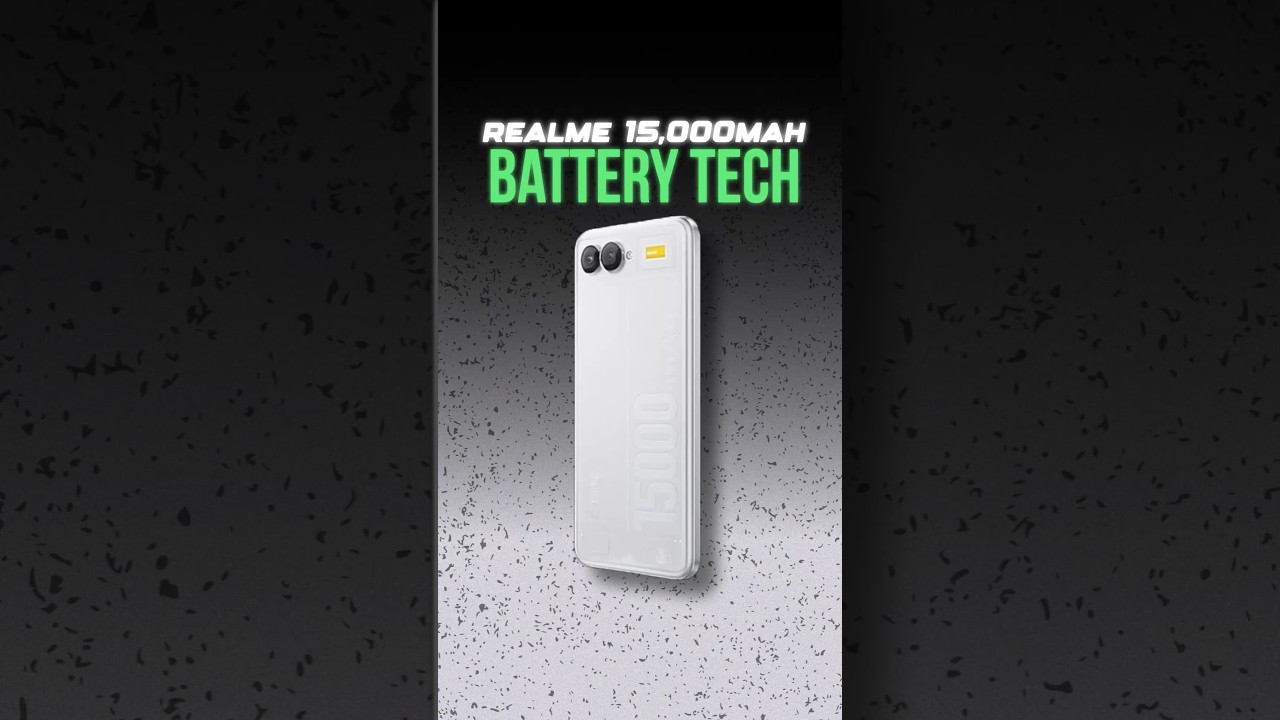 Realme 15,000mAh Battery Phone 🤯