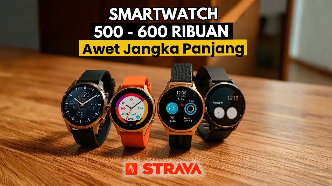7 Rekomendasi SMARTWATCH 500-600 RIBUAN TERBAIK Buat Jangka Panjang