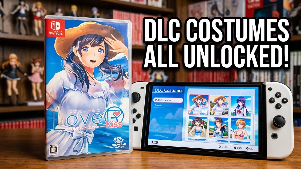 LoveR Kiss: Endless Memories Uncensored Nintendo Switch Японская версия Все DLC Костюмы Геймплей