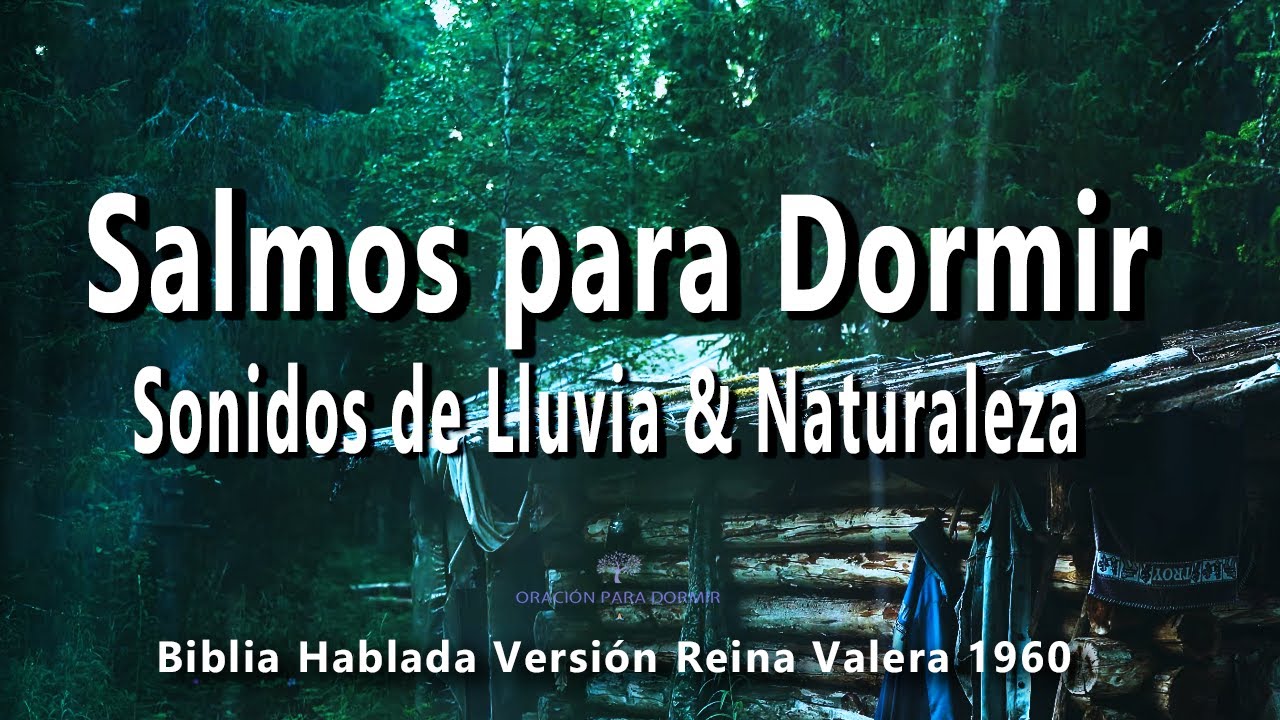 Salmos Para Dormir I La Biblia Hablada I Sonidos de  Lluvia I 3 Horas