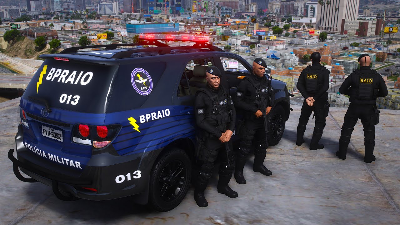 FORAM ATIRAR NO BP RAIO E DEU RUIM PMCE | GTA 5 POLICIAL