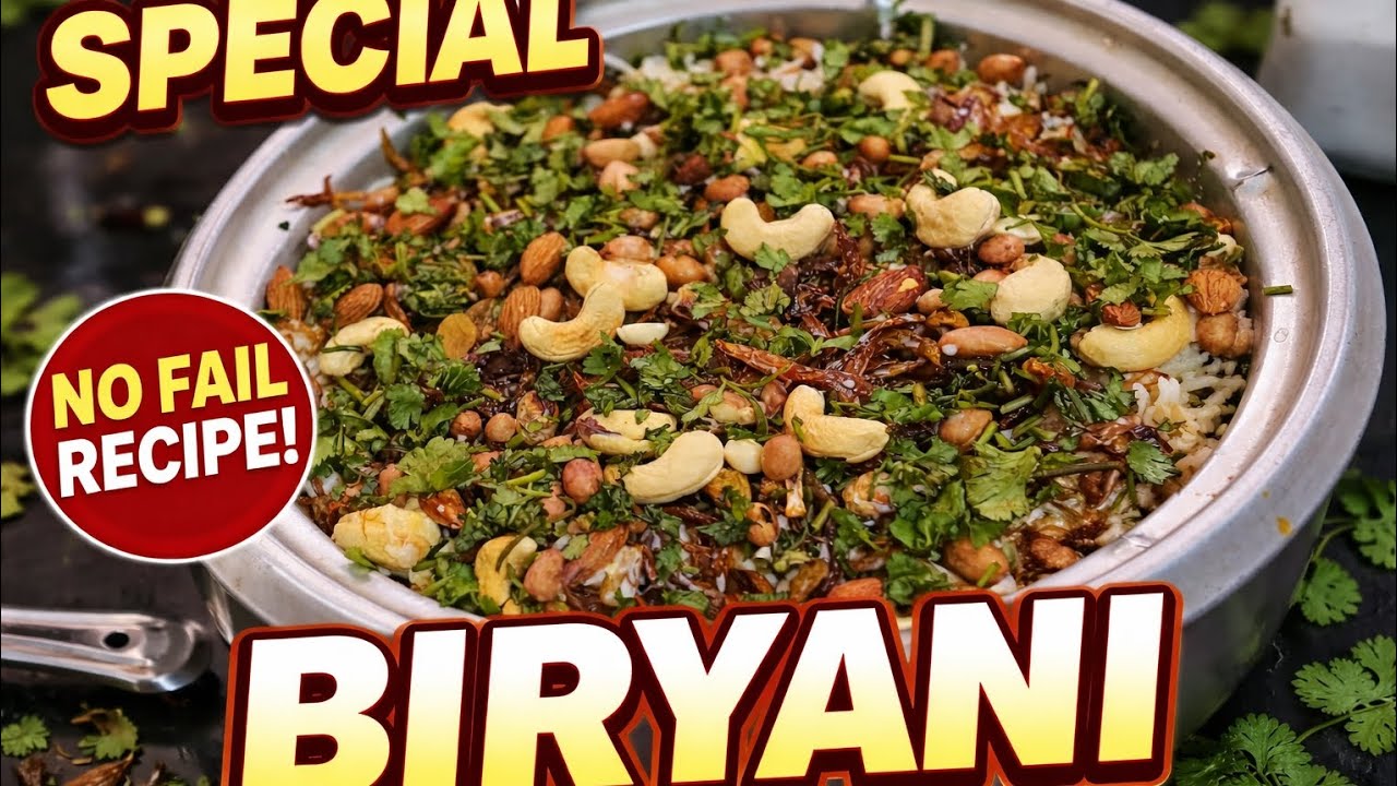 Special Recipe | No Fail Dum  Biryani #Biryani #SpecialBiryani #NoFailRecipe #IndianFood #Homemade 