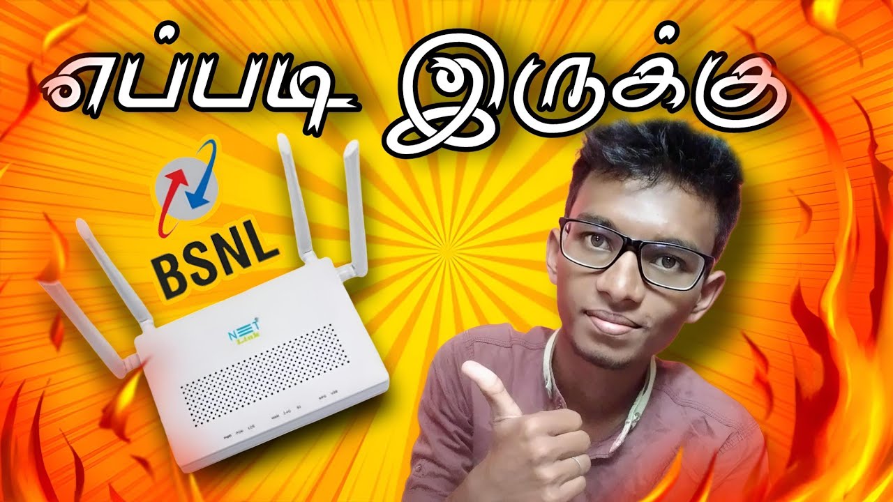 Bsnl FTTH Connection 😯- எப்படி இருக்கு|MrGeekyBirnas| #bsnl #ftth